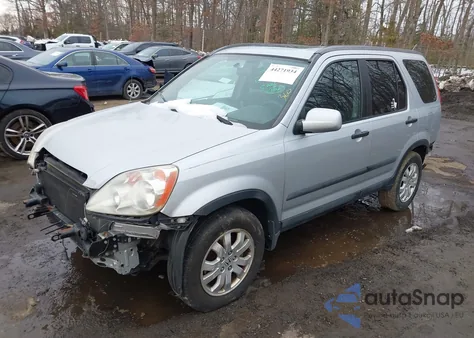 2005 Honda Cr-V Ex из США, поврежденный, VIN SHSRD78835U315293